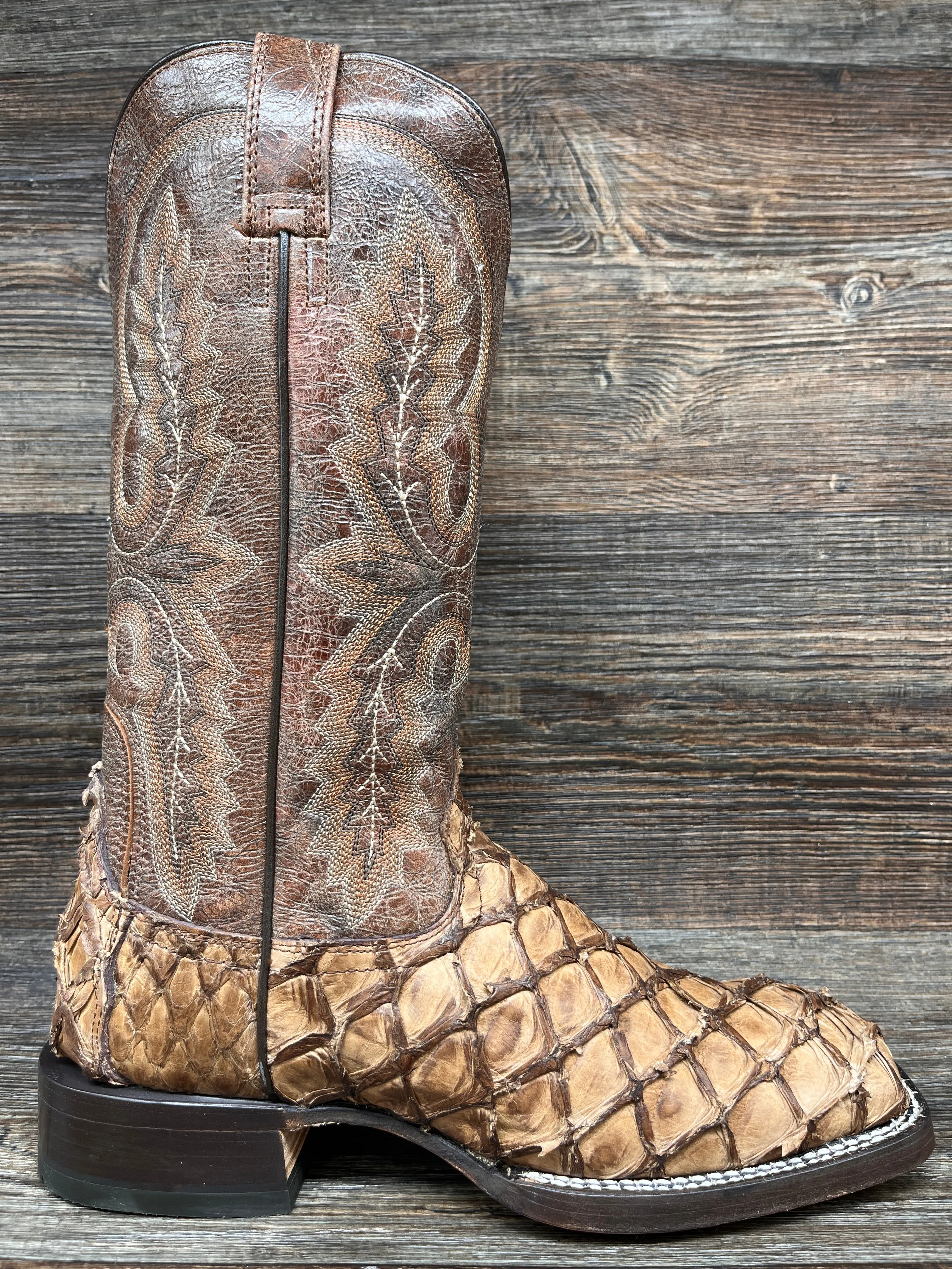 10044421 Men's Deep Water Genuine Pirarucu Western Boot by Ariat