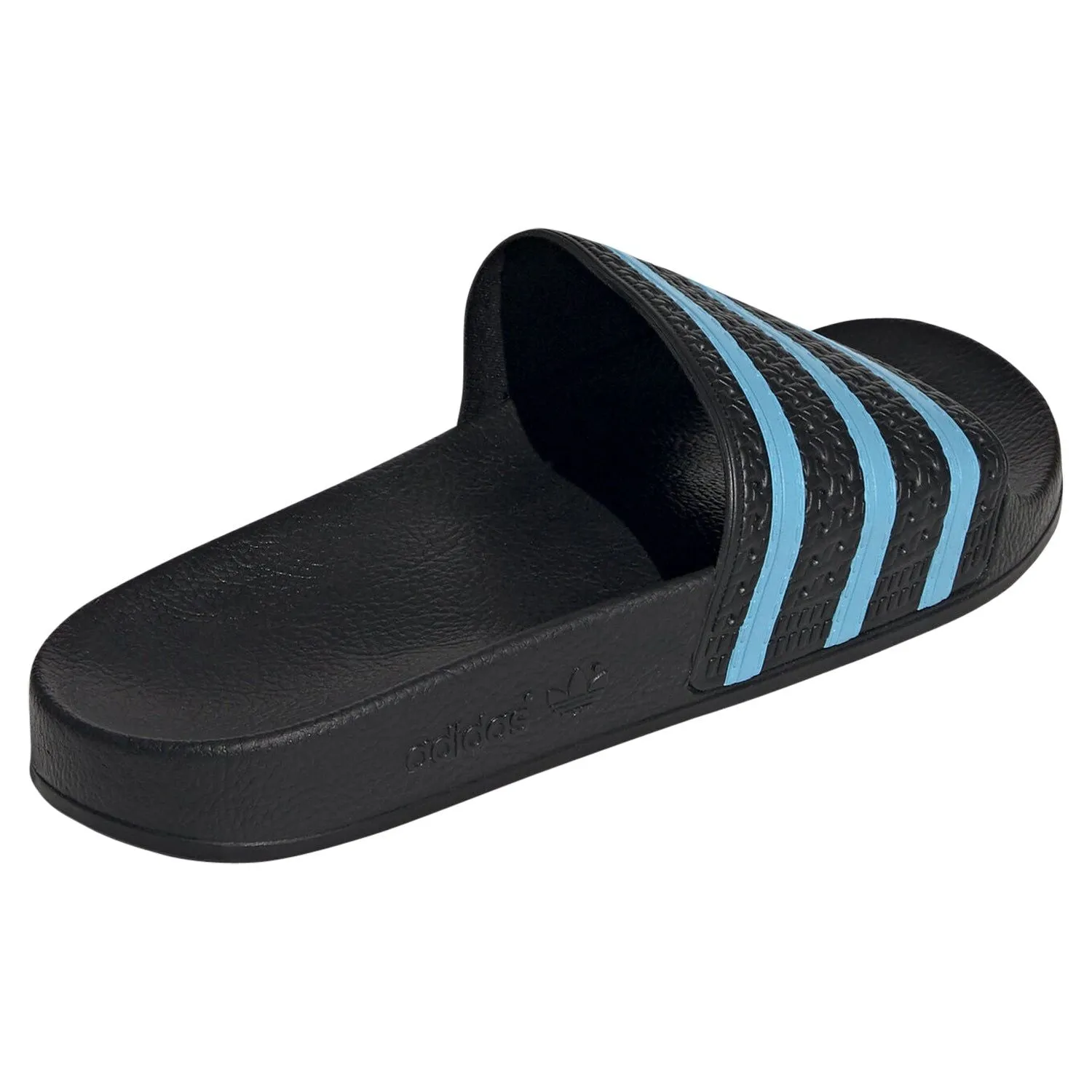 adidas Originals Adilette Slides - Black/Blue Glow