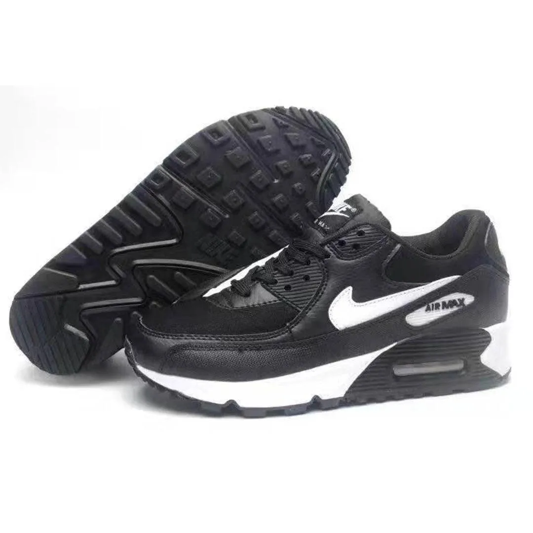 AM 95 Black White Running Sneakers