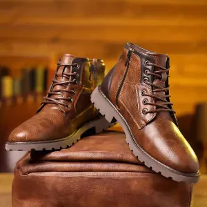 Beira™ | Premium Leather Lace-Up Boots