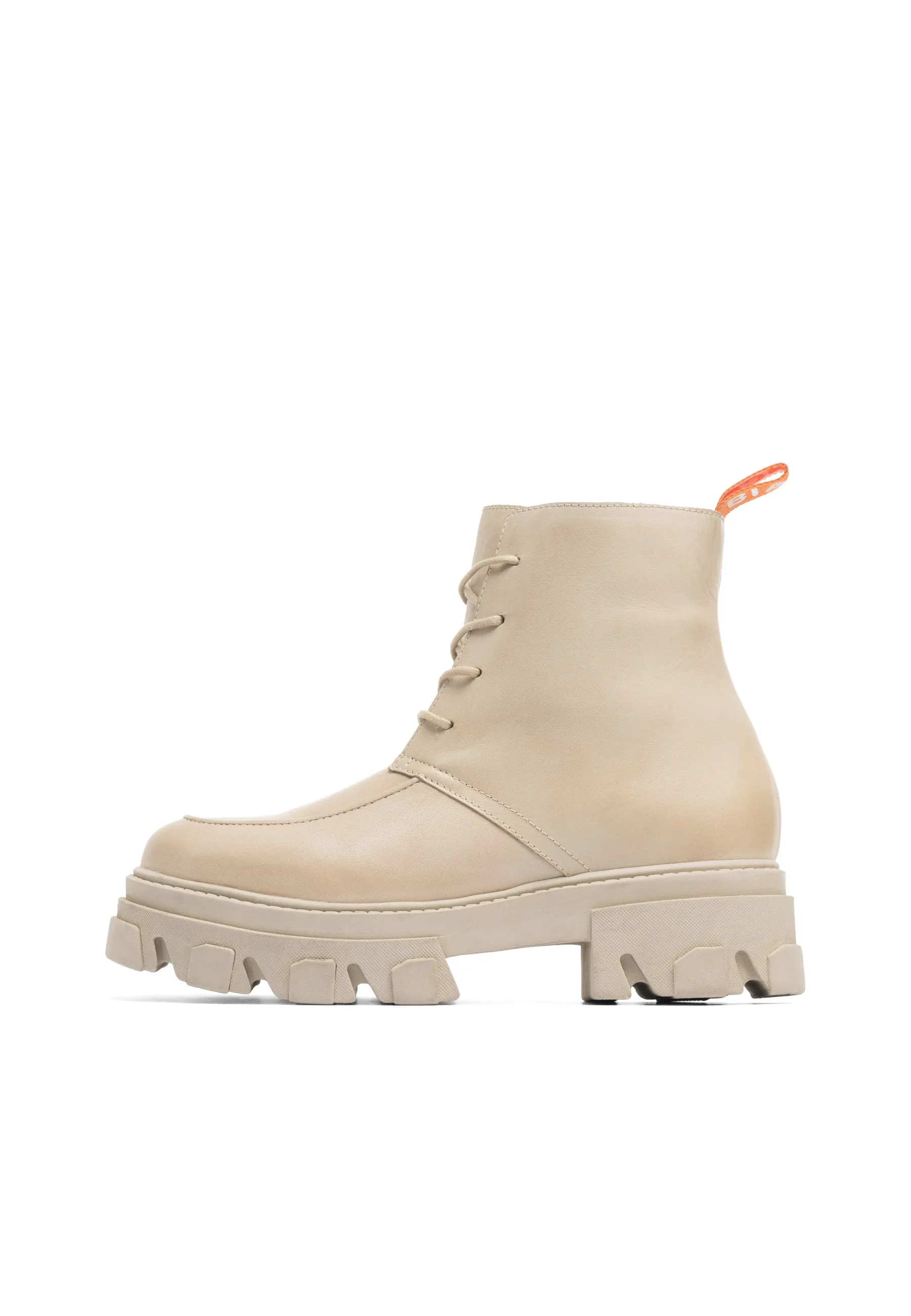 Biaginny Sand Lace Up Boots