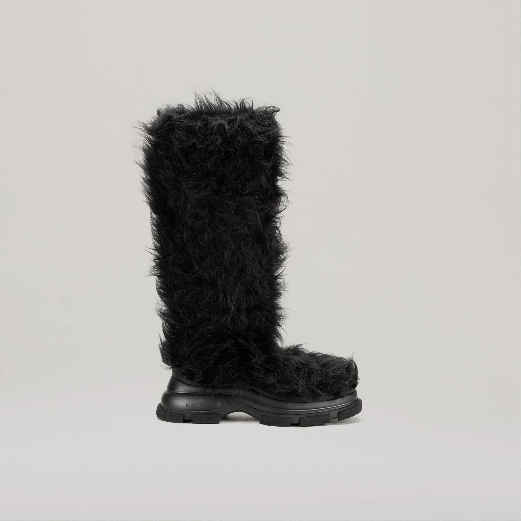 both - GAO EVA HIGH FUR-BLACK