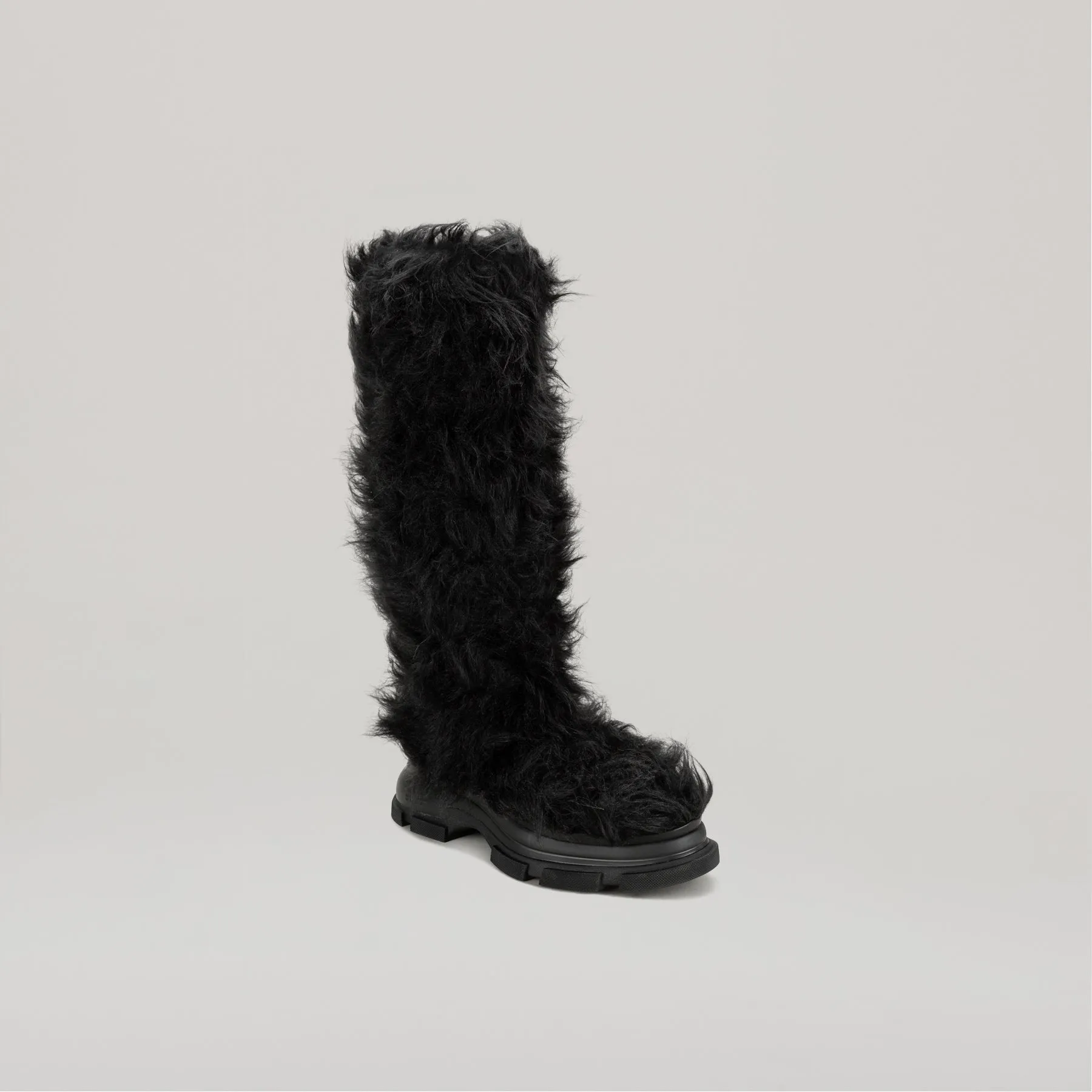 both - GAO EVA HIGH FUR-BLACK