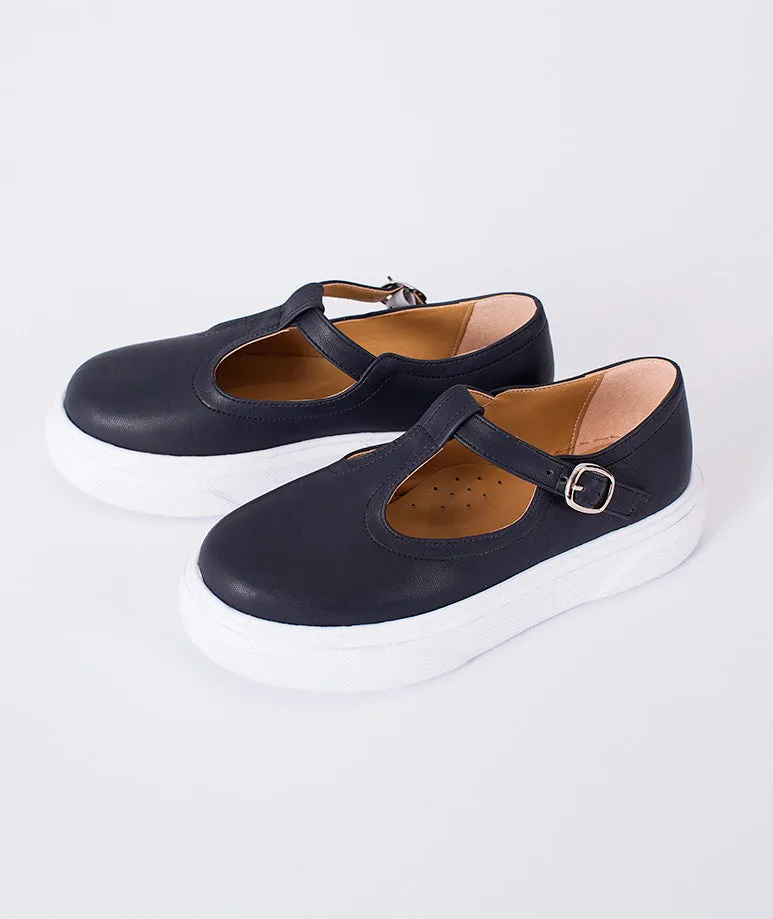 Comfortable Navy Kids Shoes