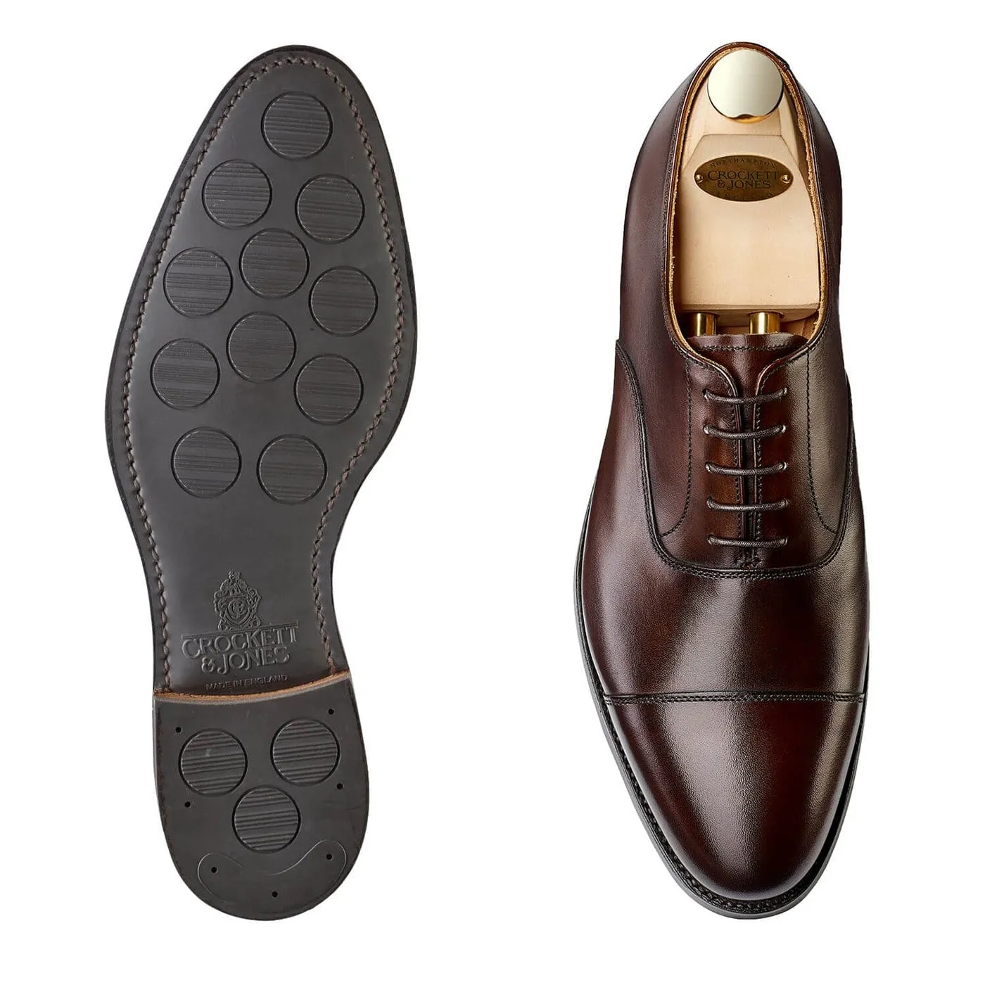 Connaught 2 Dark Brown Burnished Calf