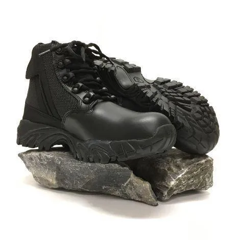 [Factory Outlet] ALTAI® 6" Black Waterproof Tactical Boots with Zipper (MFT100-ZS)