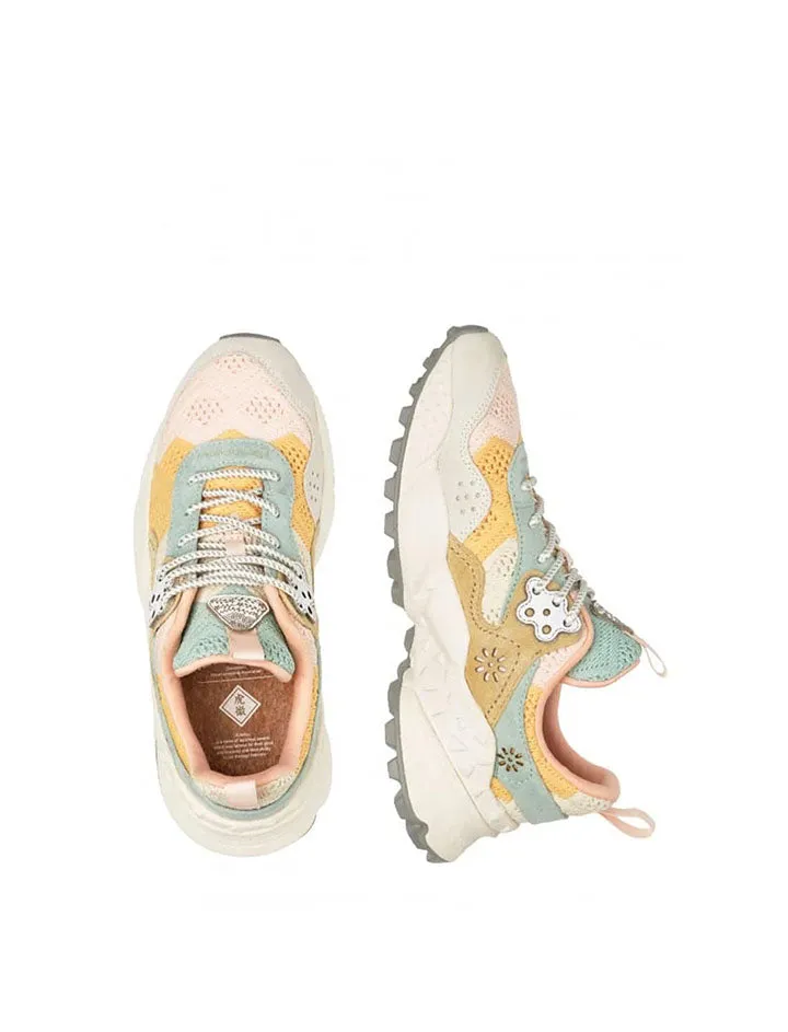 Flower Mountai Kotetsu Trainers Taupe / Pink