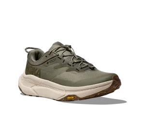 Hoka Mens Trainer Transport GTX Slate/Oat Milk