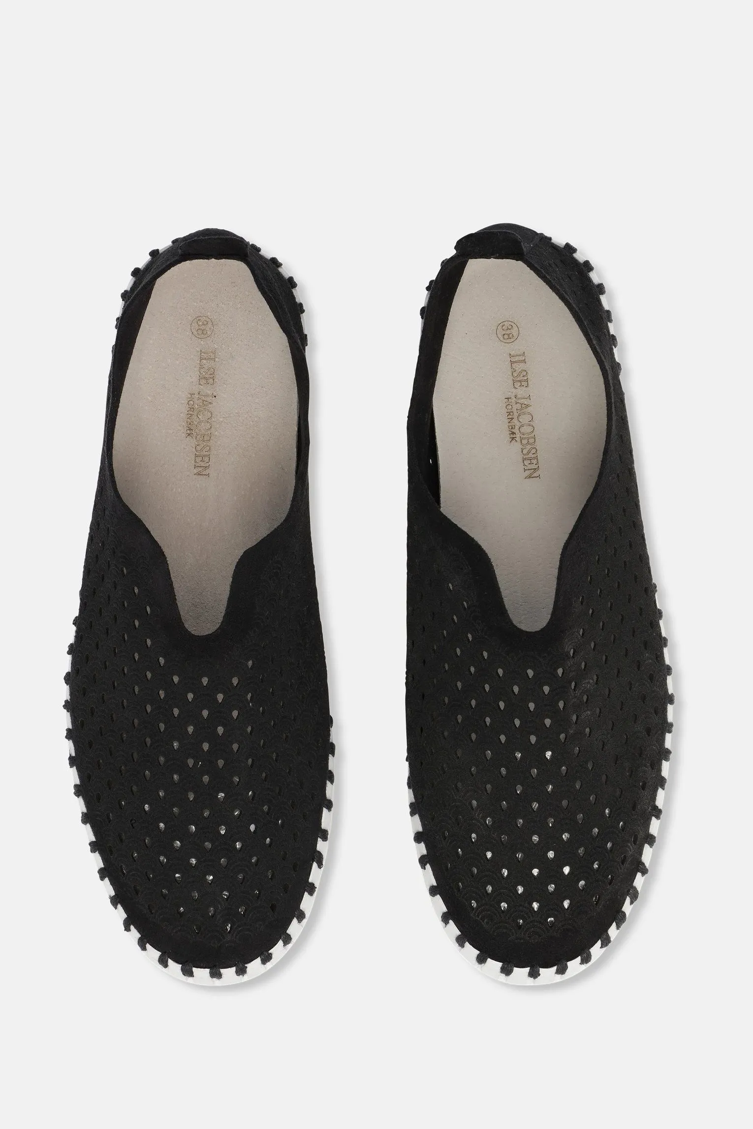 Ilse Jacobsen Hornbæk Tulip3373 Platform Sneakers  | Black 001