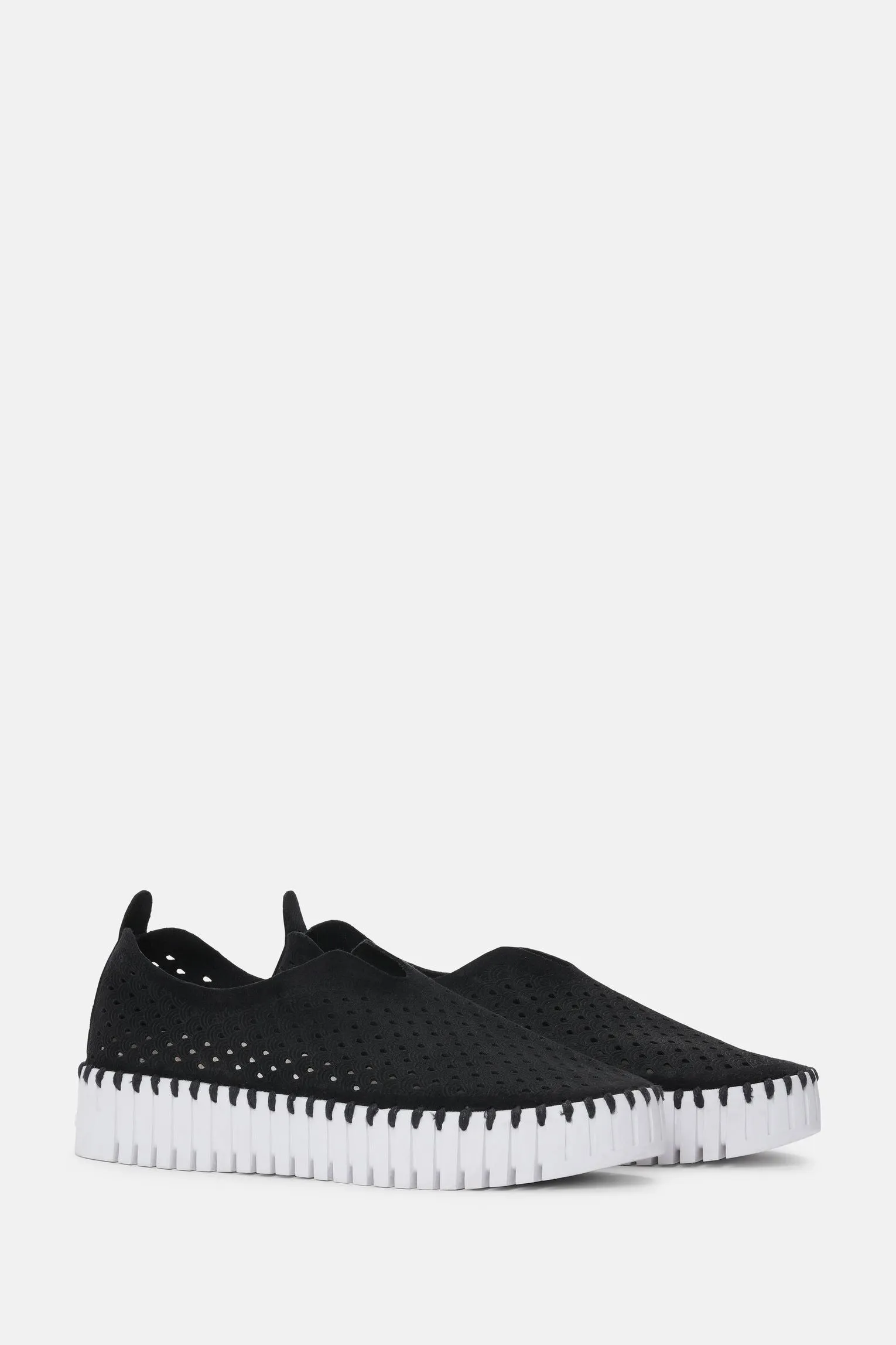 Ilse Jacobsen Hornbæk Tulip3373 Platform Sneakers  | Black 001