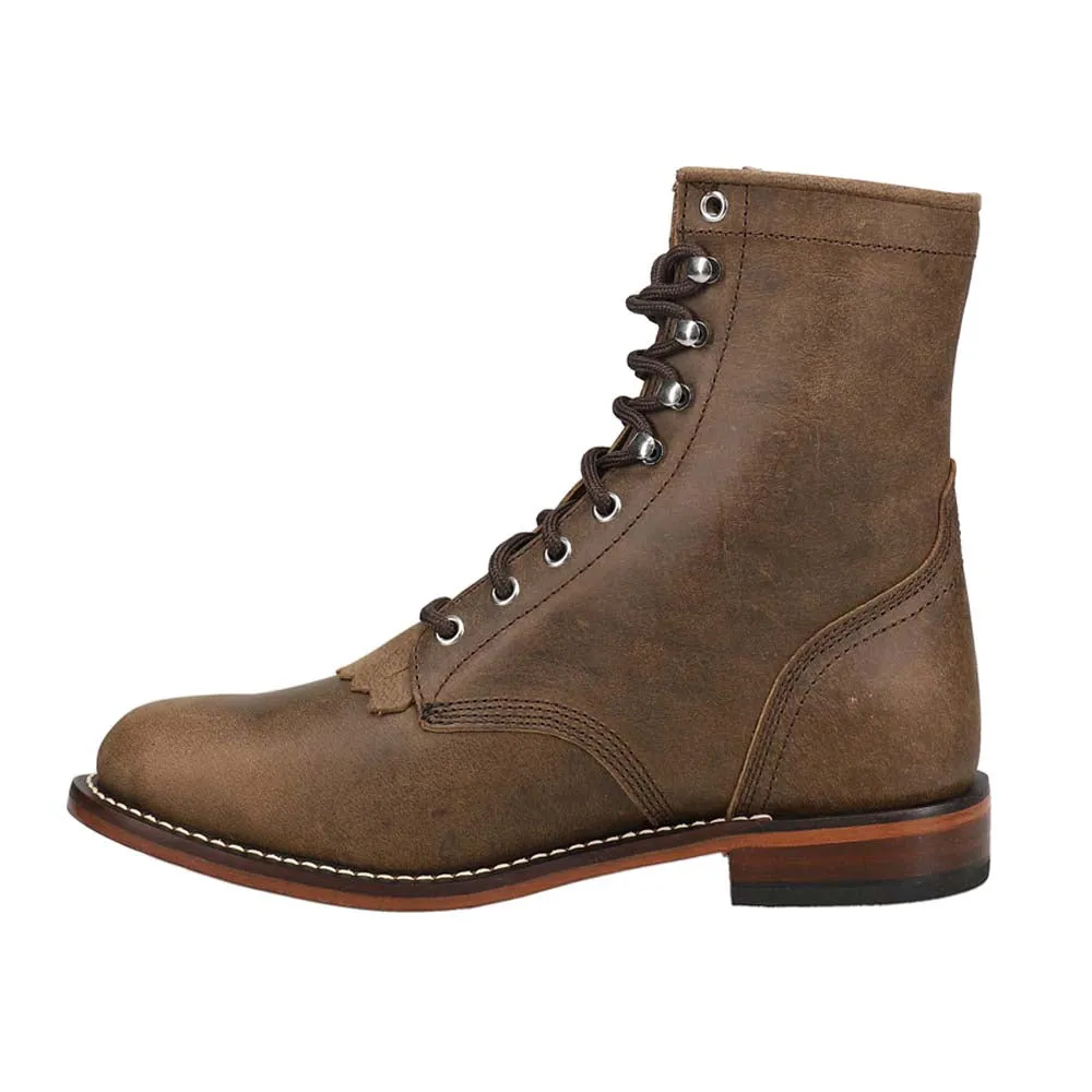 McKean Round Toe Lace Up Boots