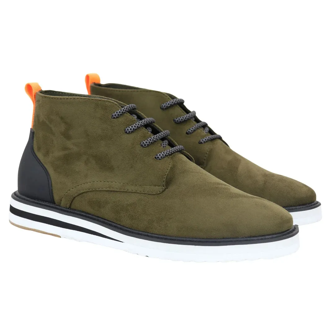 Men's Lace Up Suede Desert Boots