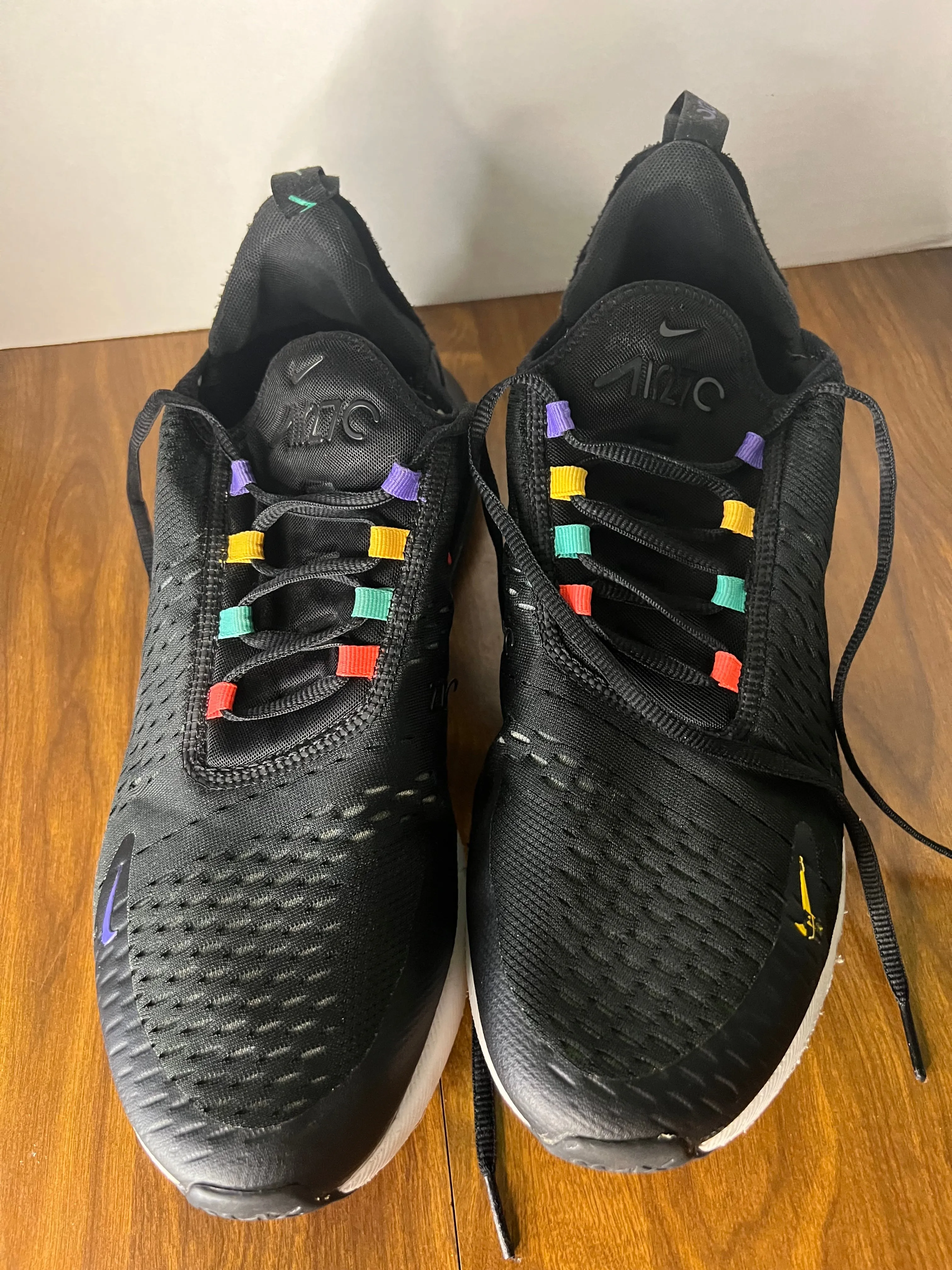 Nike Air Max 270 Black Multicolor Size 11.5 Men AH8050-023 - 2019