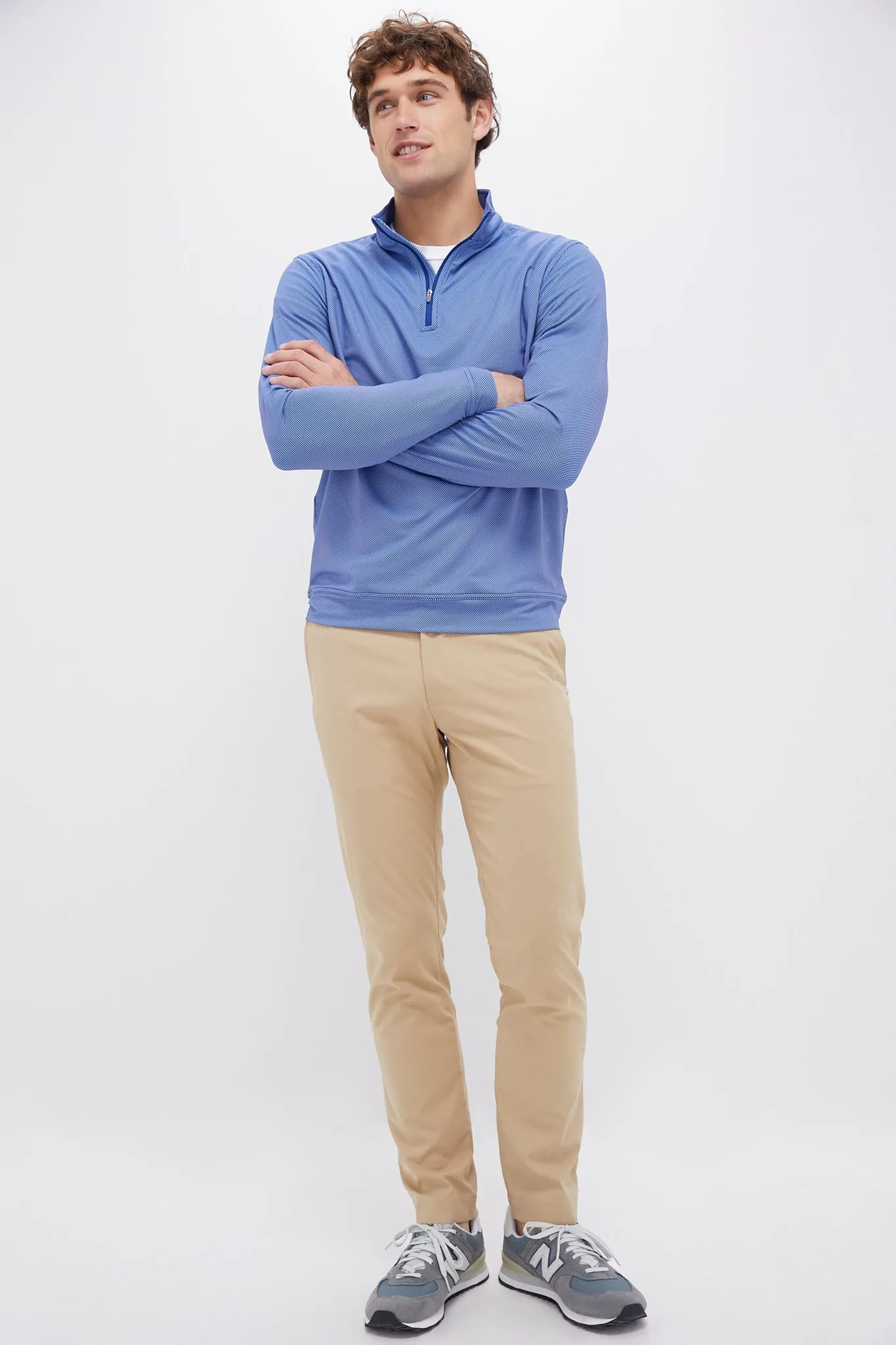 Perth Birdseye Performance Quarter-Zip