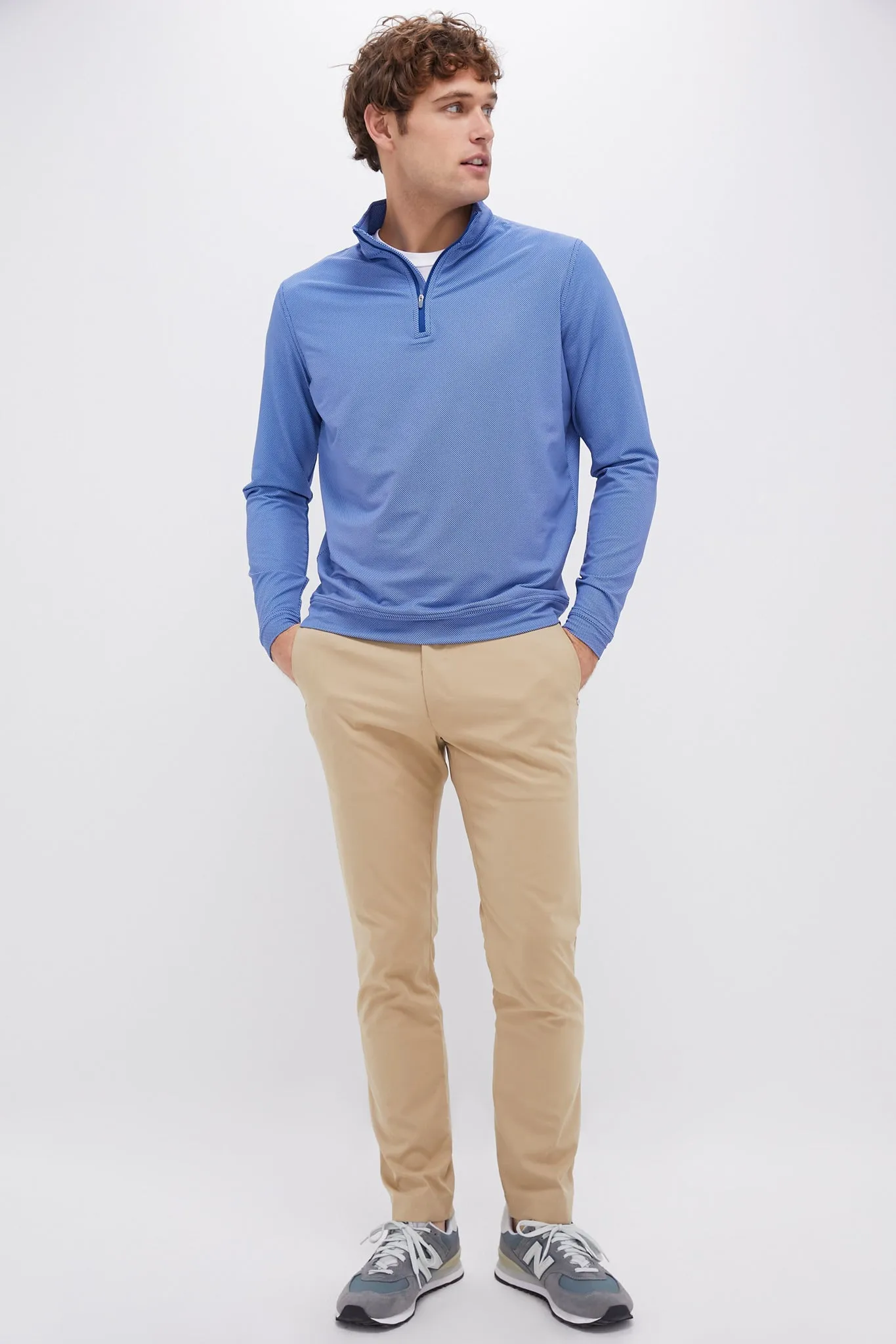 Perth Birdseye Performance Quarter-Zip