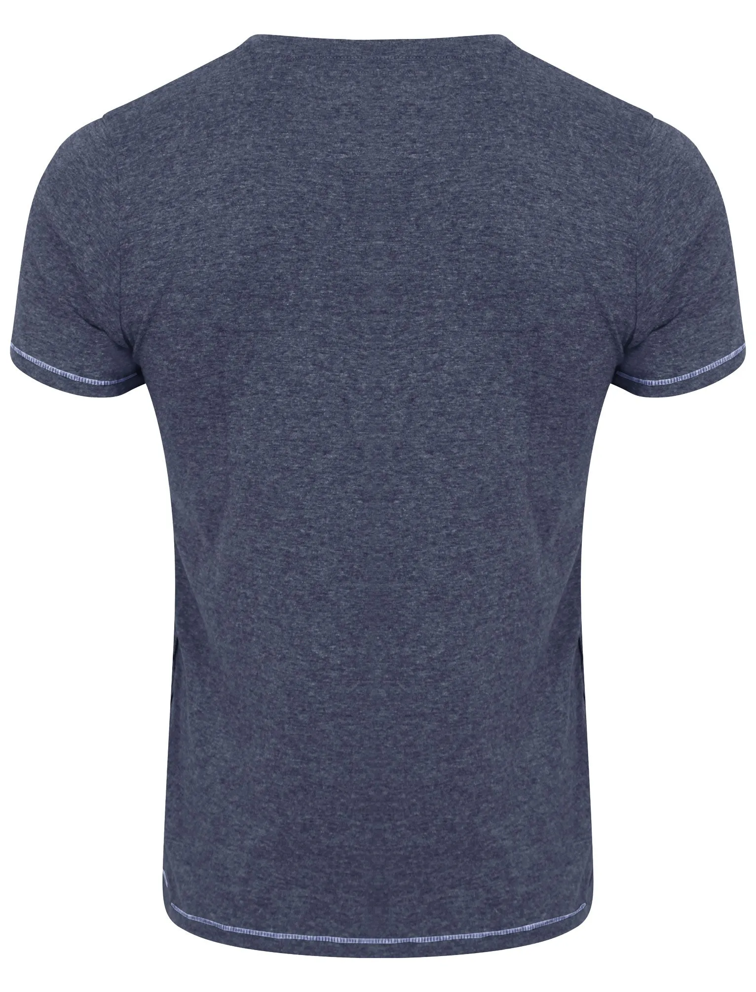 San Fran Motif T-Shirt in Blue Marl - Dissident