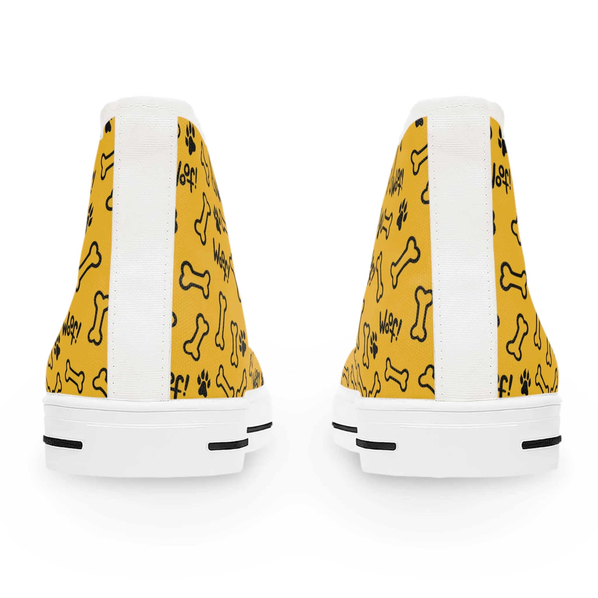 Sneakers - Hi Top - Yellow - Dog Lover