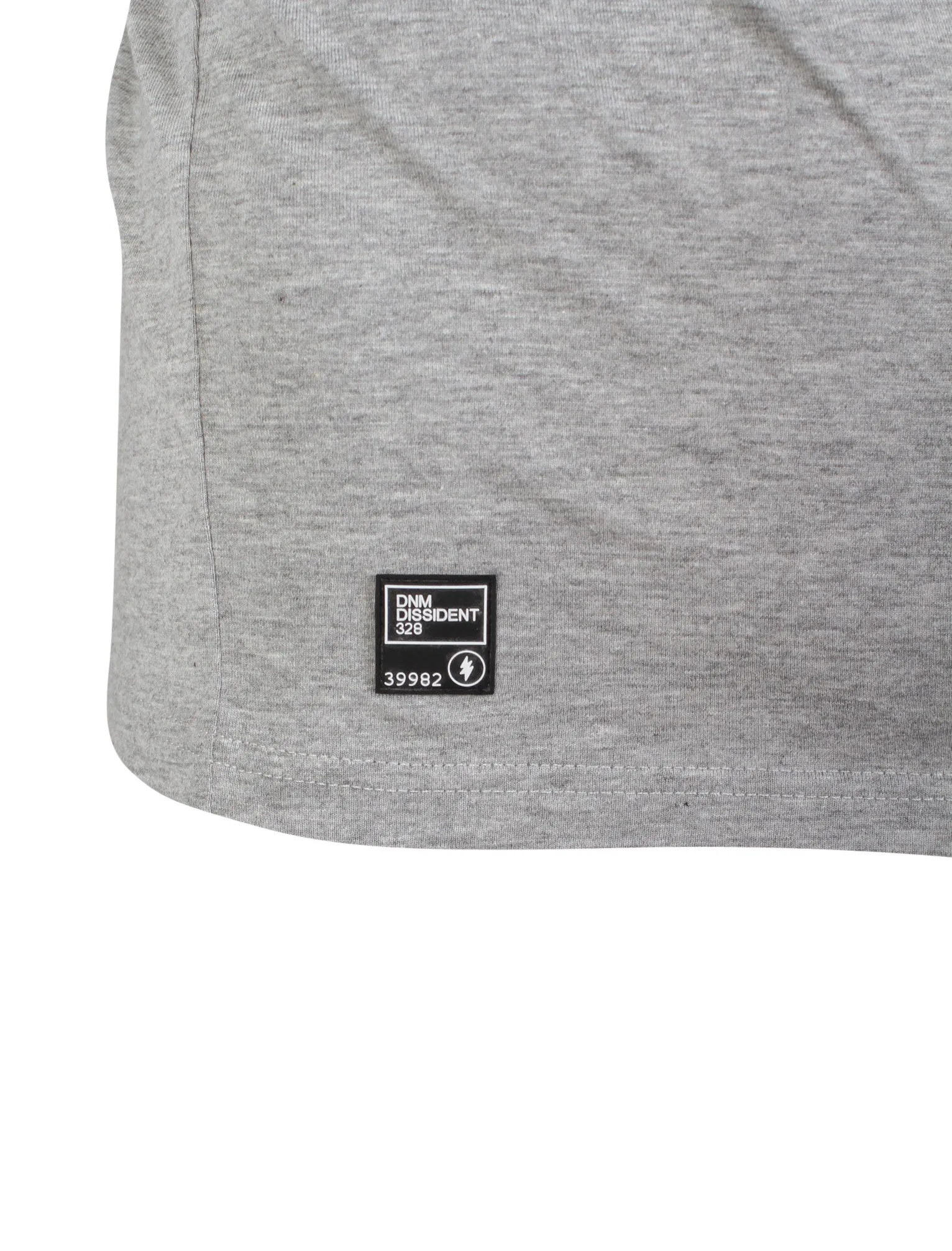 Terminal Cotton Polo Shirt in Light Grey Marl - Dissident