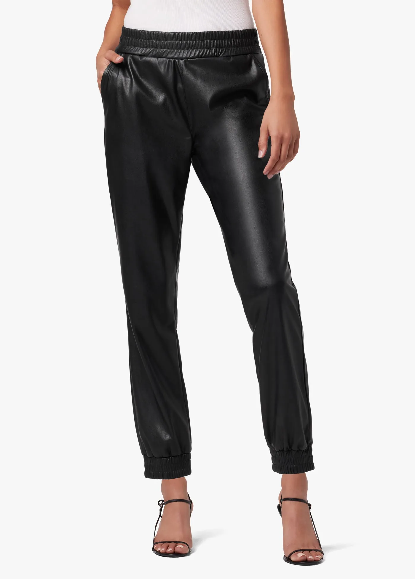 VEGAN LEATHER JOGGER