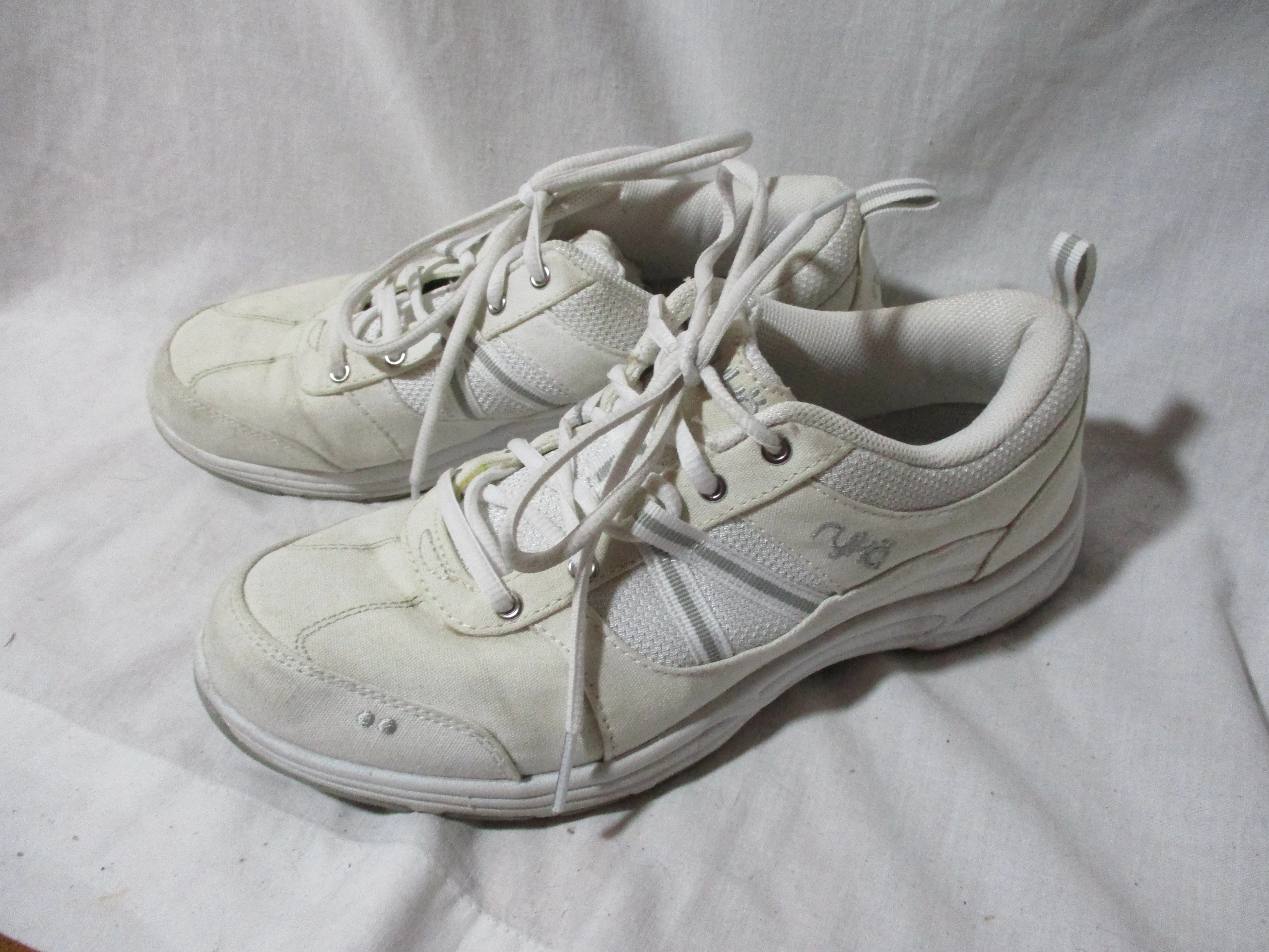 Womens RYKA TEMPO Running Sneakers Athletic Shoes Trainers 8.5 White