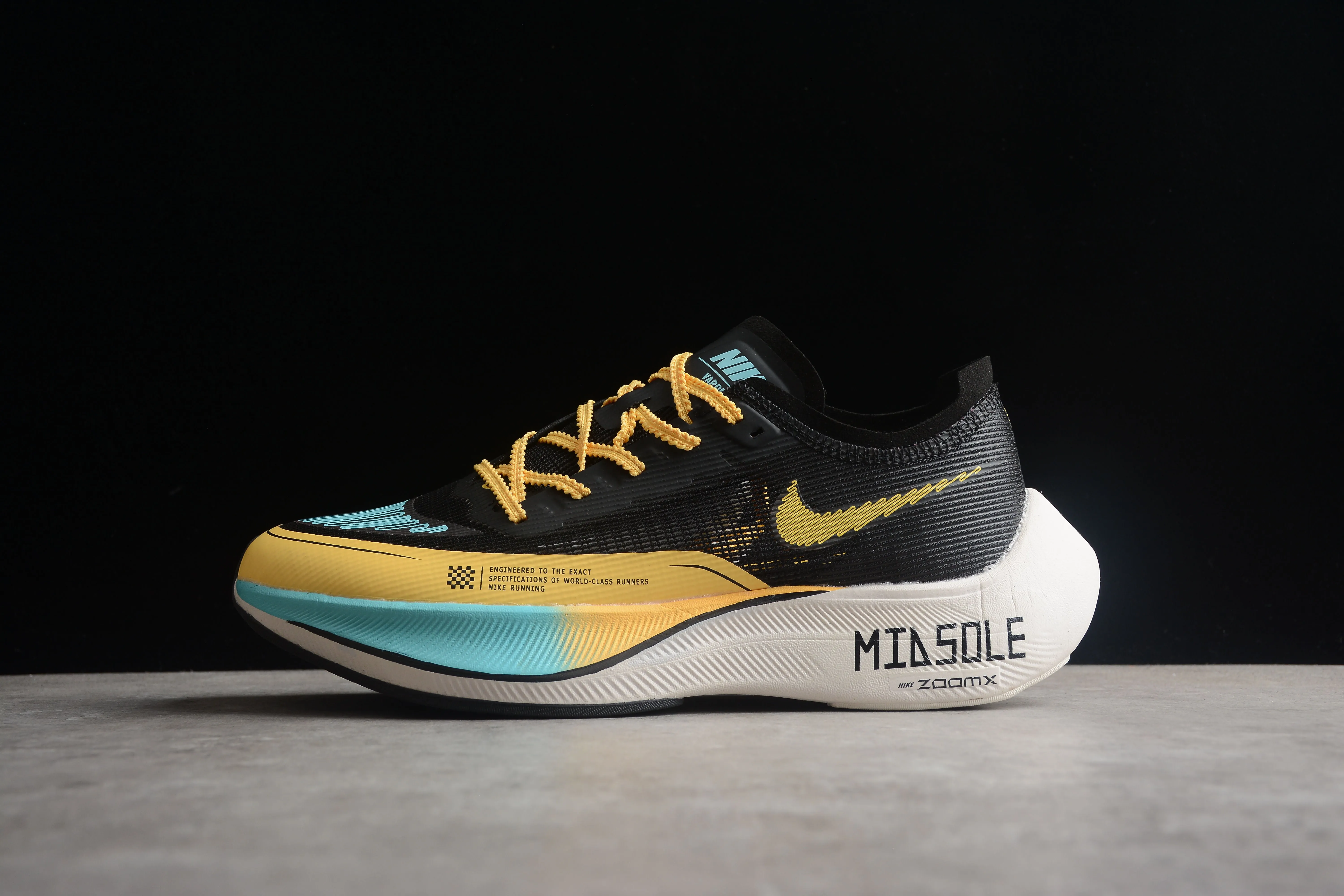 ZoomX Vaporfly NEXT% 2 Black,turquoise and Yellow