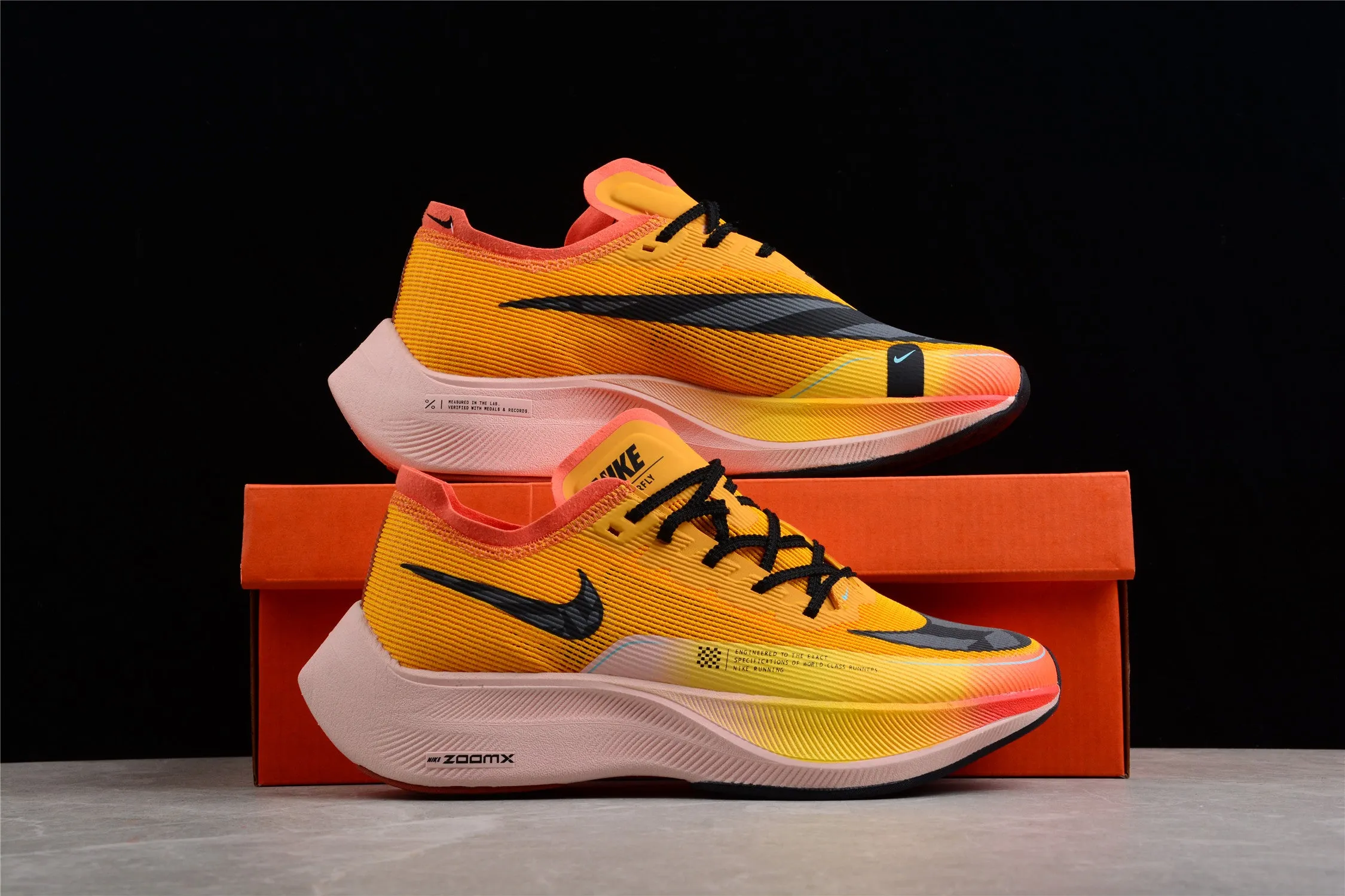 ZoomX Vaporfly NEXT% 2 Orange and Yellow